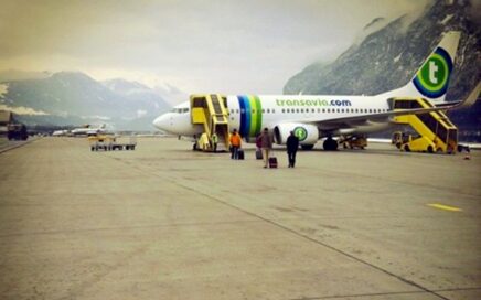 Avião da Transavia em Amesterdão