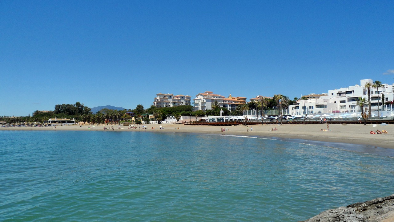 Playa Puerto Banus em Nueva Andalucia