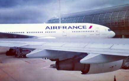 Avião da Air France no aeroporto