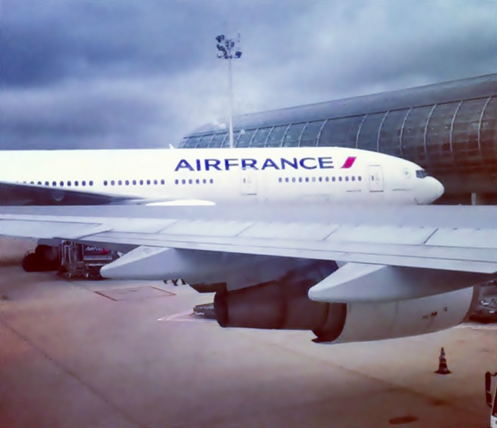Avião da Air France no aeroporto