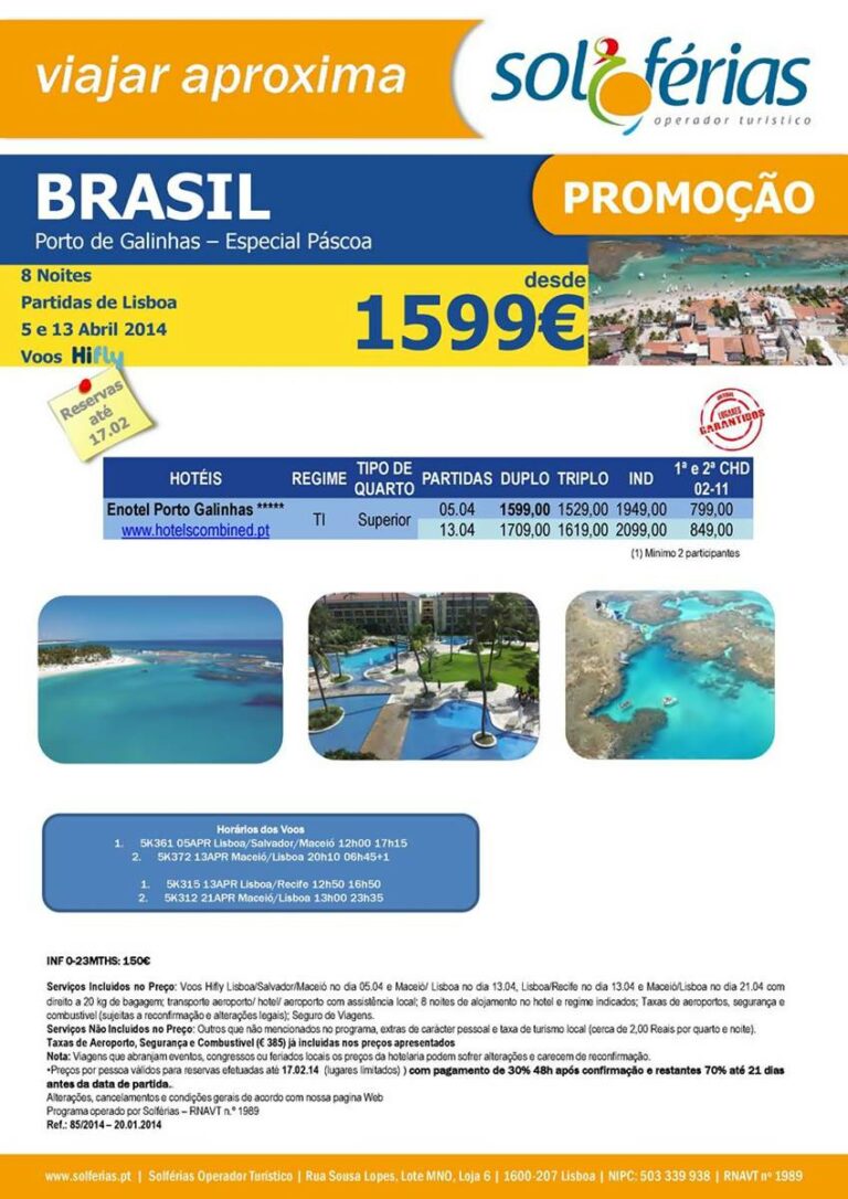 Brasil Porto Galinhas Especial Páscoa 2014