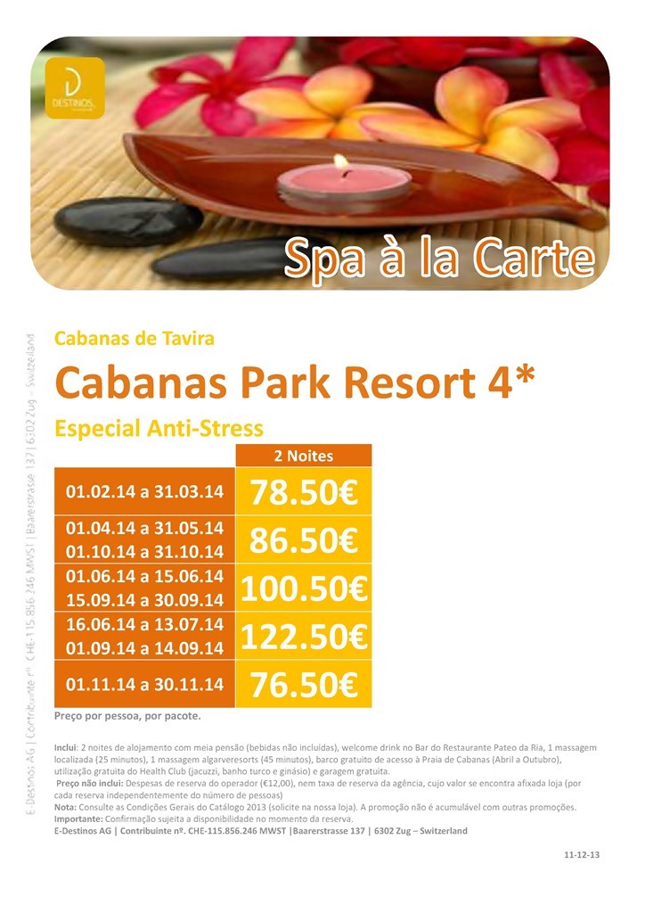 Escapada Cabanas de Tavira em 2014 Algarve