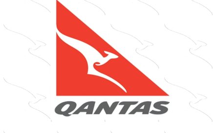 Logo Companhia Aérea Qantas