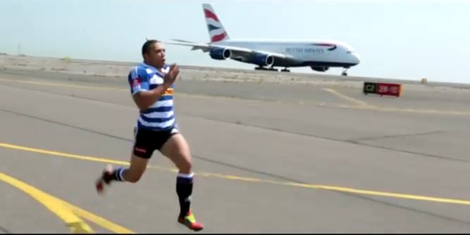Video da British Airways - Man vs Plane
