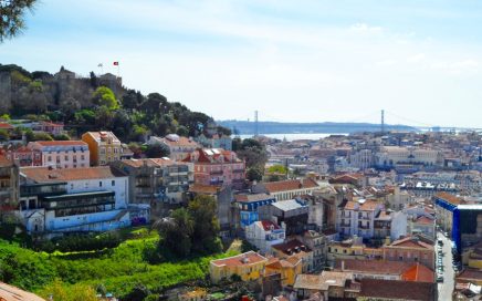 Vista panoramica sobre Lisboa