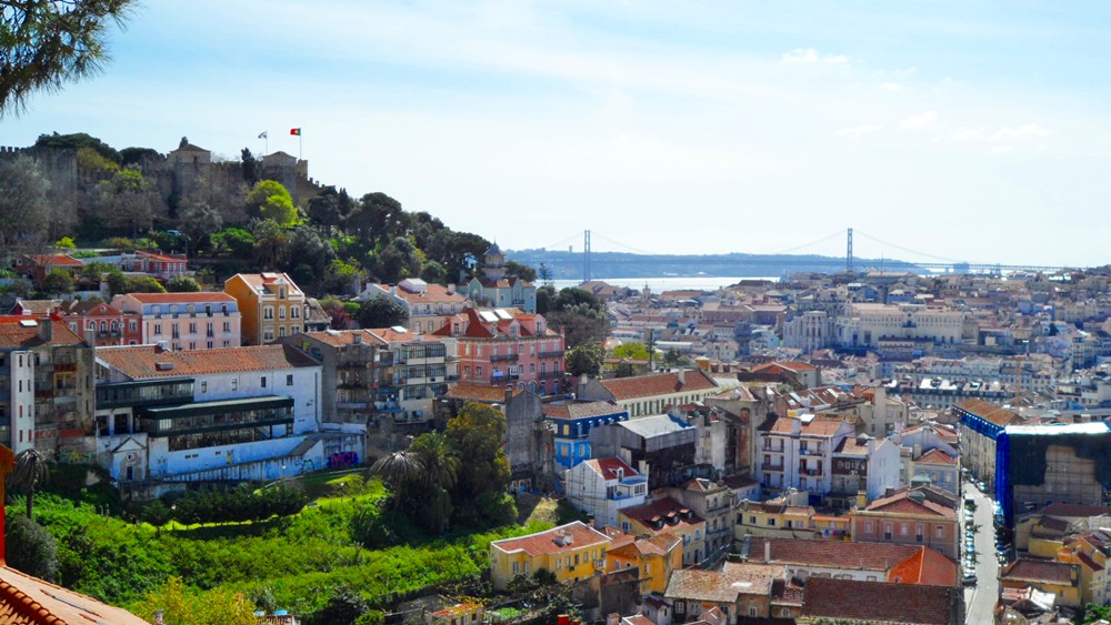 Vista panoramica sobre Lisboa