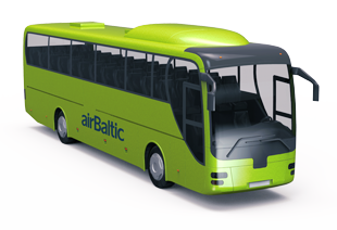 Autocarro gratis da AirBaltic