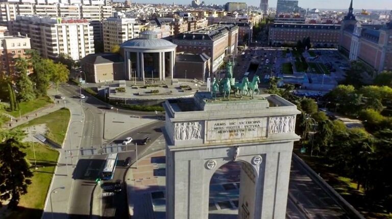 Madrid como nunca viu por avião não tripulado