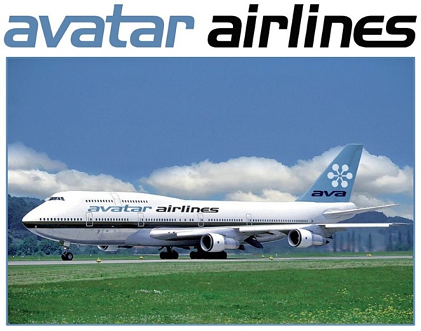 Avião Boeing 747 da avatar airlines