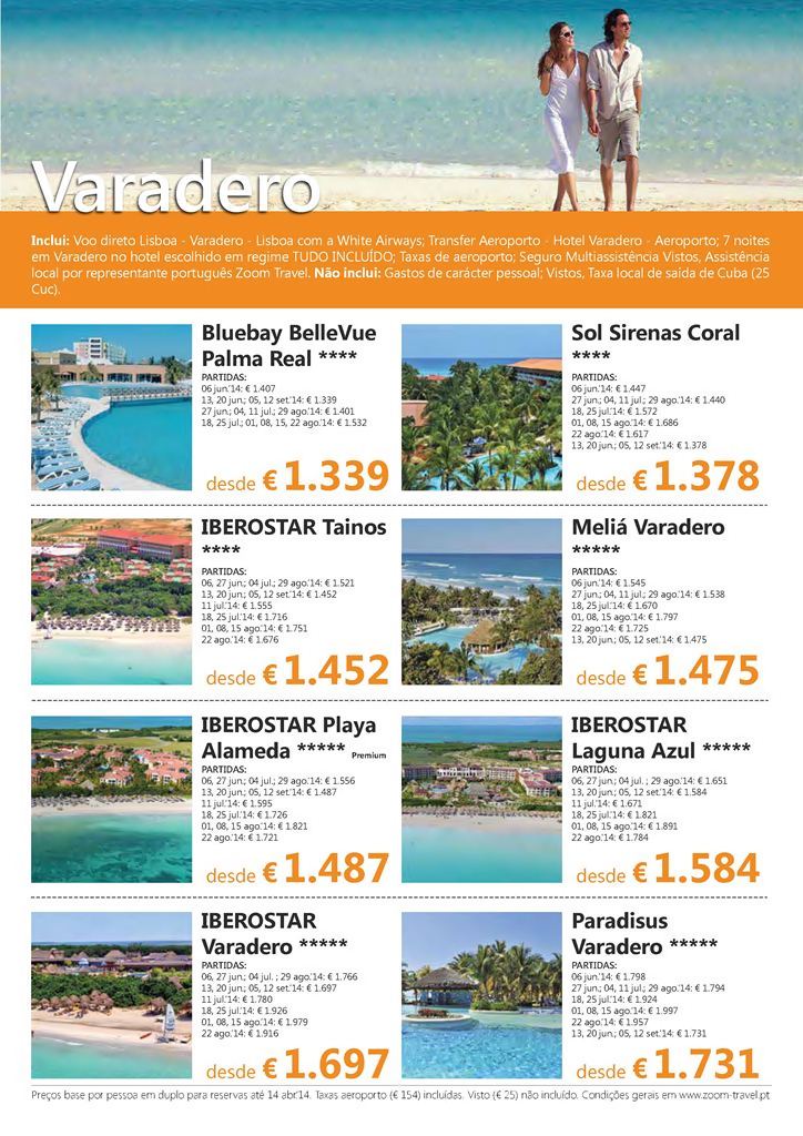 Estadias de 7 noites em Varadero