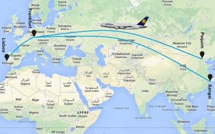 Voos Lufthansa entre Lisboa e China