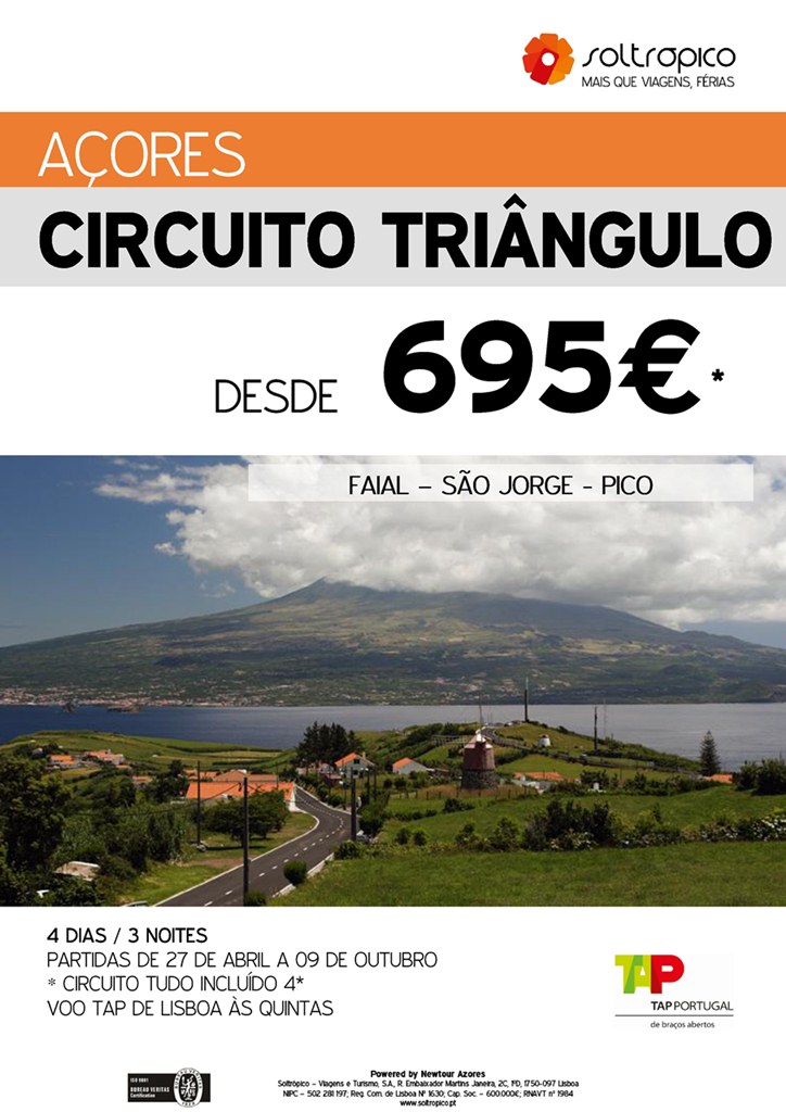 Promoção 2014 Circuito Açoriano: Faial, São Jorge e Pico