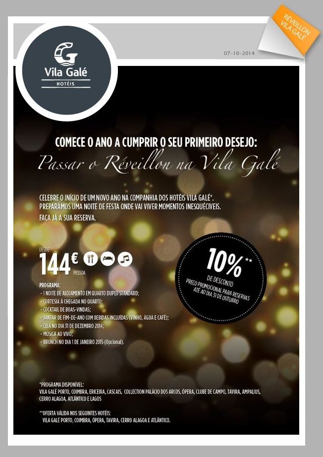 Reveillon Hotel no Algarve