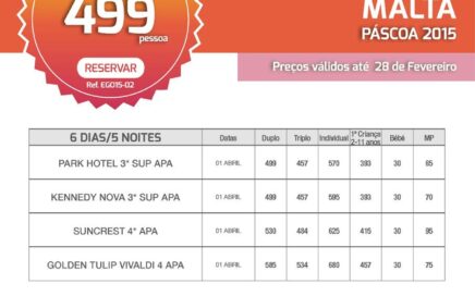 Promoção Férias ilha de Malta para a Páscoa 2015