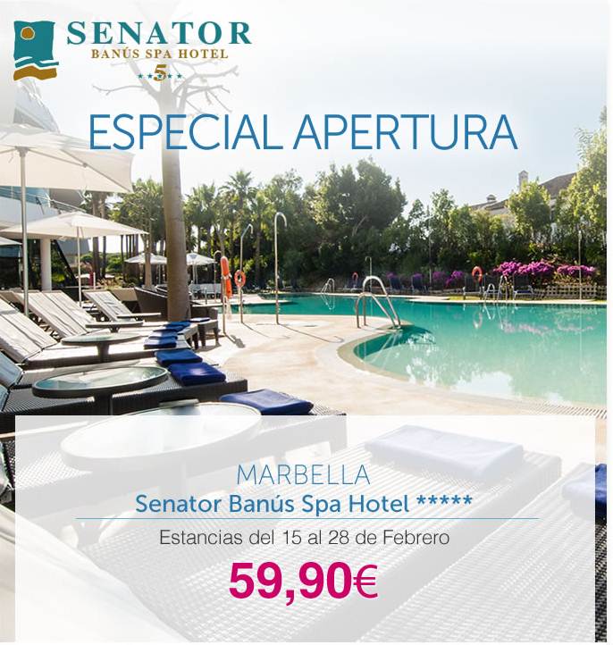 Promoção Especial de Abertura do Marbella Senator Banus Hotel