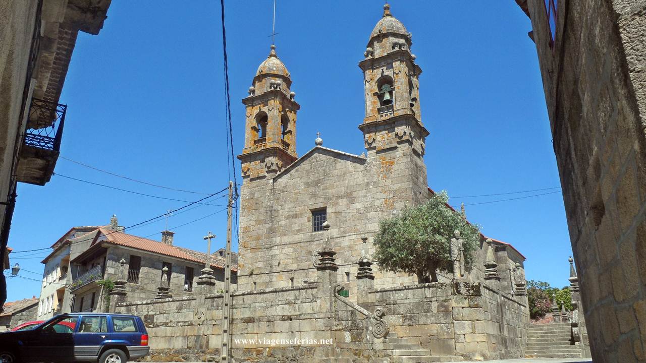 Igreja de San Benito em Cambados nas Rias Baixas Pontevedra