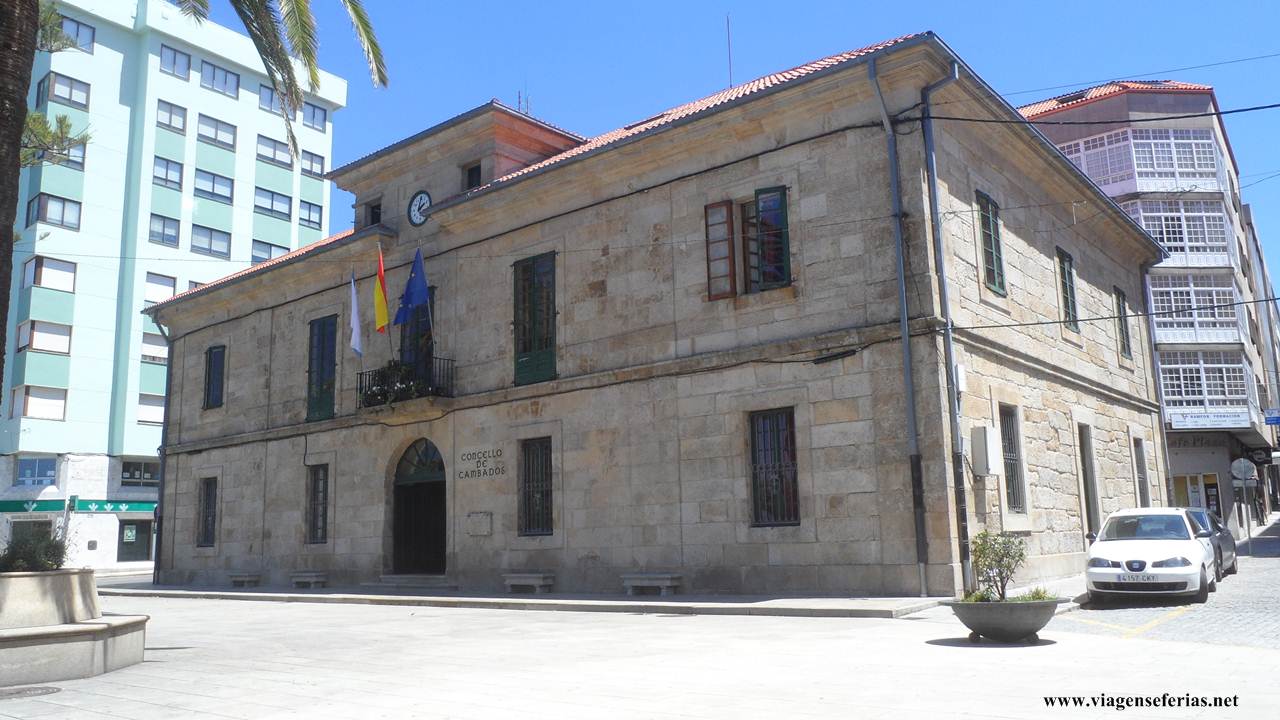 Vila de Cambados situa-se em plena rias Baixas (Arousa) na província de Pontevedra