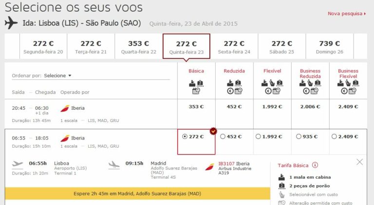 Fuja do Frio em 2015 com a Iberia