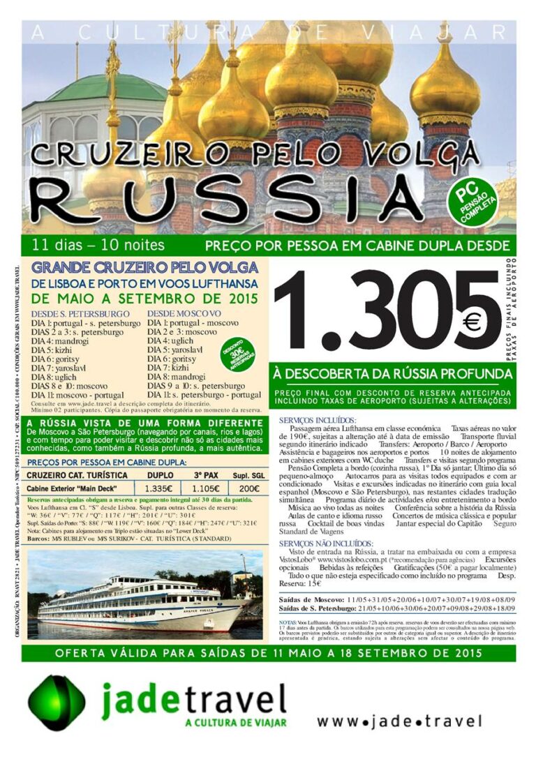 Cruzeiro no Volga Russia