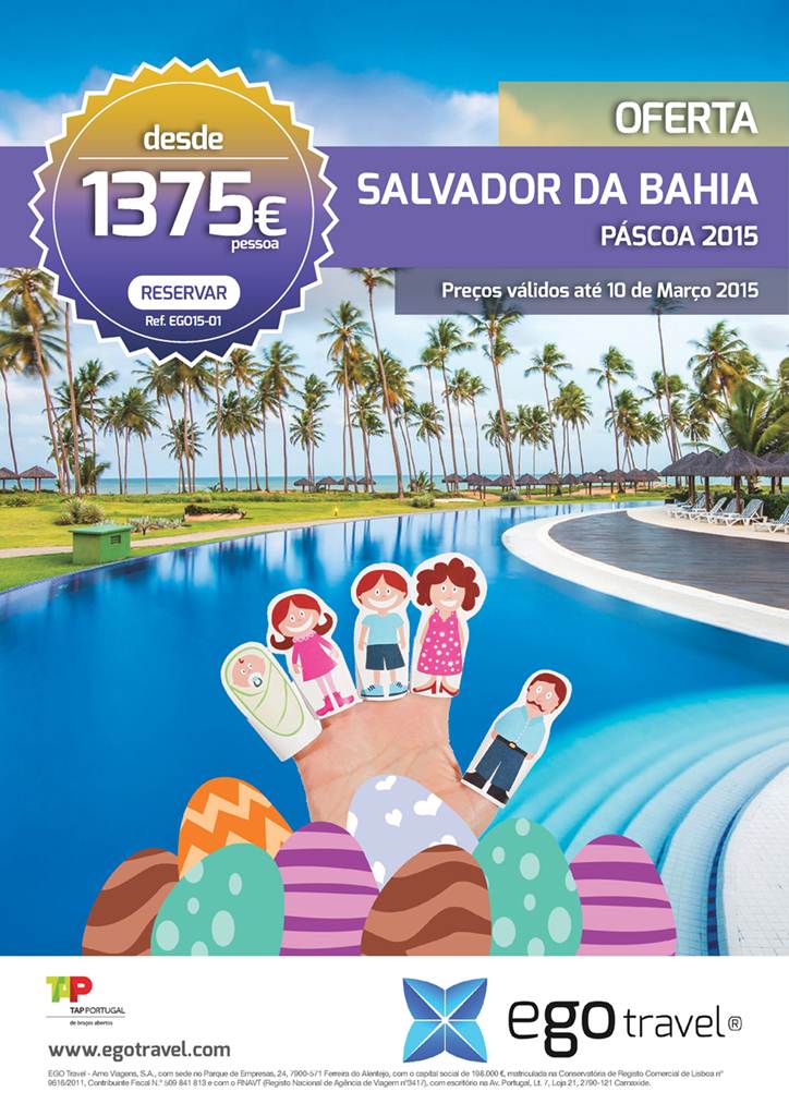 Promoção de férias para Salvador da Bahia na Páscoa 2015