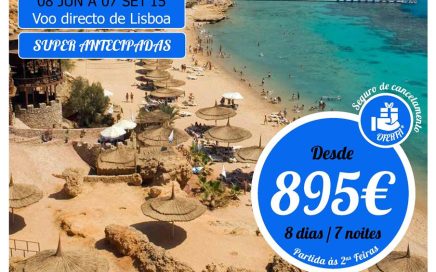 Promoção para viagens de férias em Sharm El Sheikh no Verão de 2015
