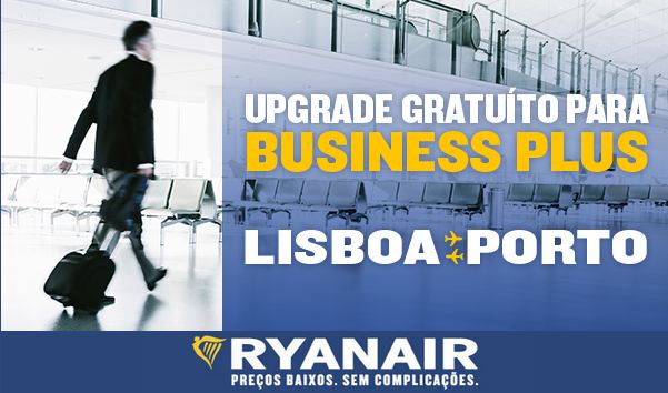 Upgrade ryanair Lisboa Porto