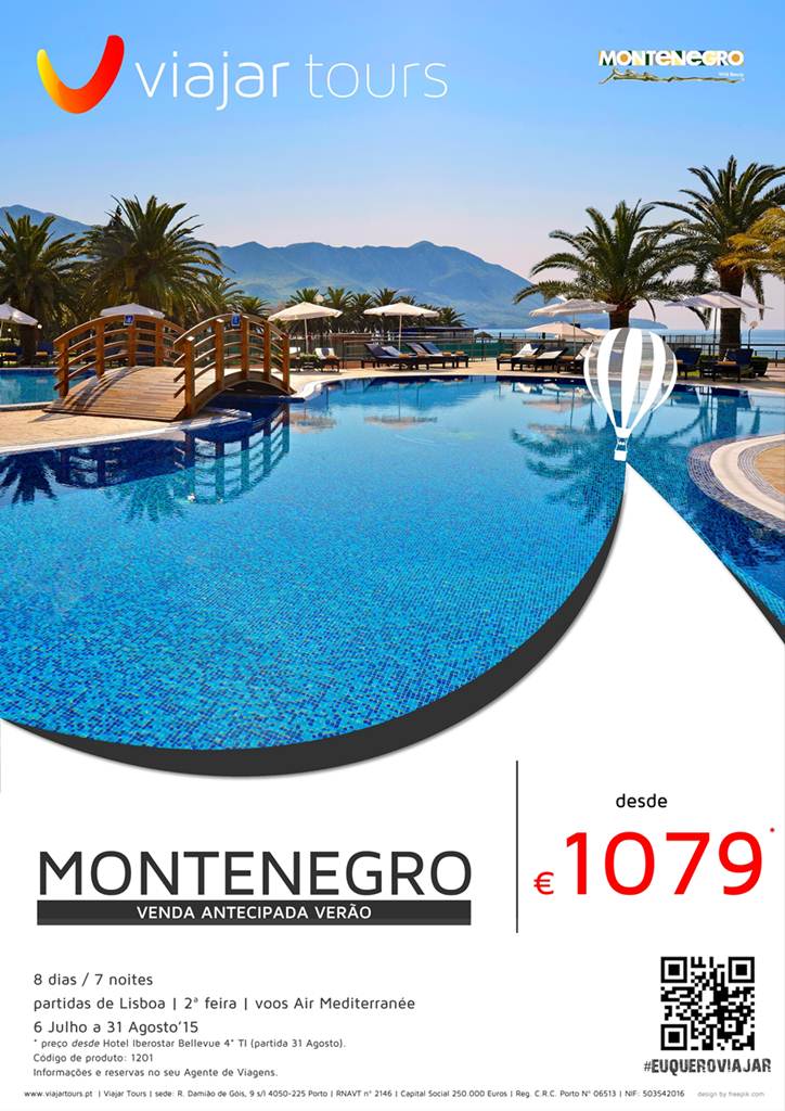 Venda Antecipada Montenegro Verão 2015