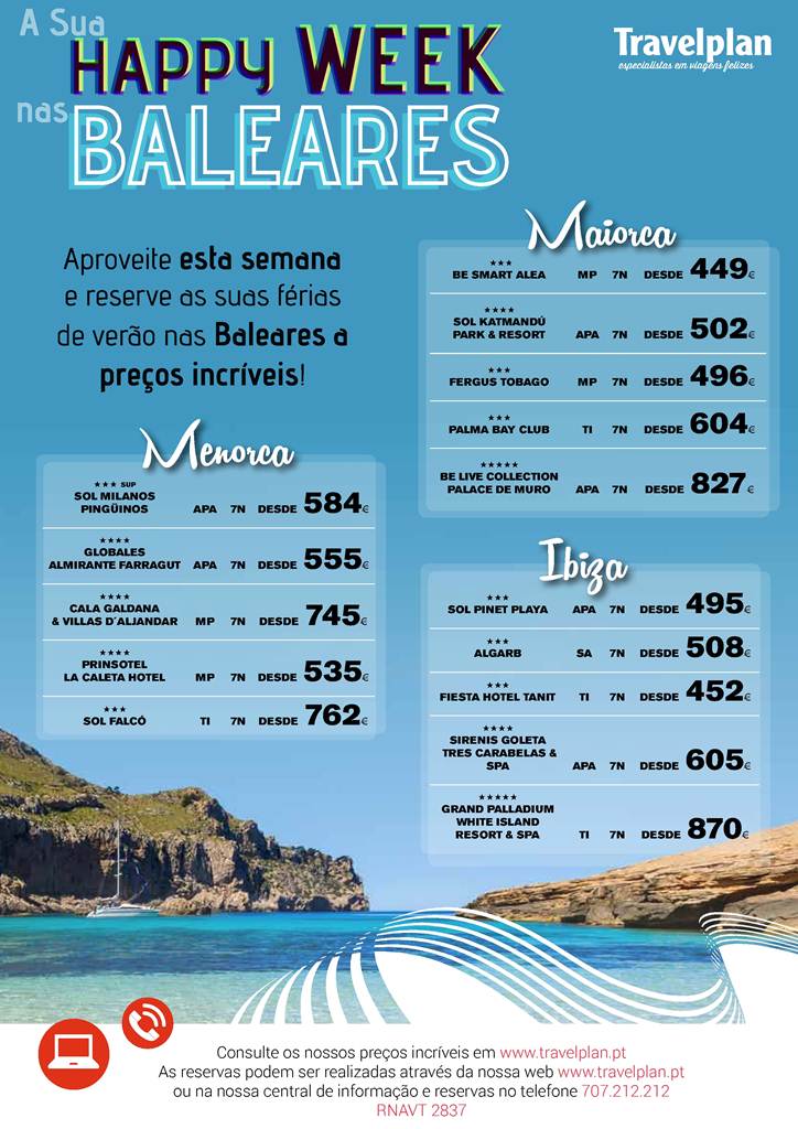 Vendas até 16-03 Baleares Verão 2015