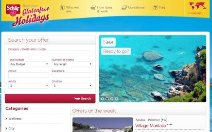 Portal de Viagens e Hotéis para Celíacos