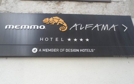 Placa do Memmo Alfama em Lisboa