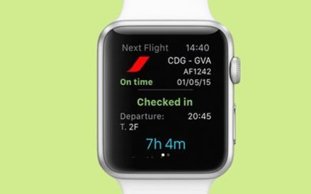 Aplicação da Air France para Relógio Apple