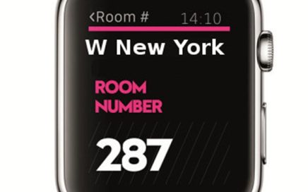 Detalhes da app do Apple Watch da Starwood hotels