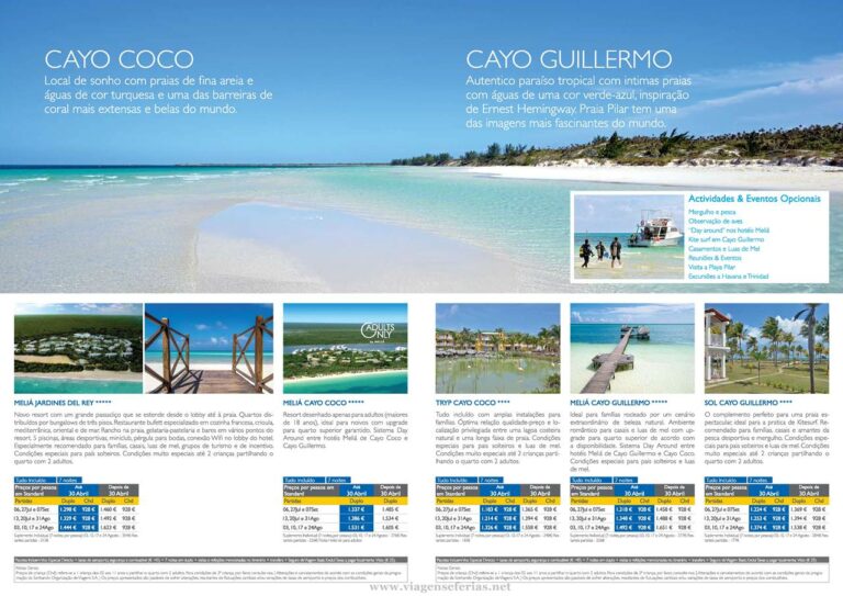 Cayo Coco e Guillermo Verão 2015 desde 1183€ últimos dias -15%