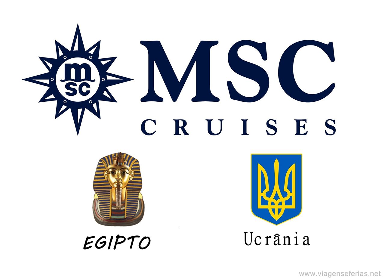 MSC Cruises sai do Egipto e Ucrânia 2015 e 2016