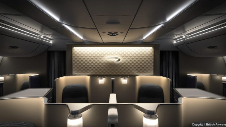 First Class da British Airways no A380