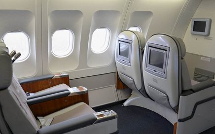 Business Class A340-300 da Hi Fly