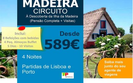 Circuito à Descoberta da Madeira até 10 de Outubro 2015