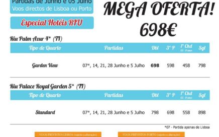 desde 698 Promoçao Férias em Djerba durante Junho e Julho 2015