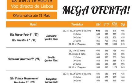 Férias Hammamet desde 605€ reserva até 31-05-2015