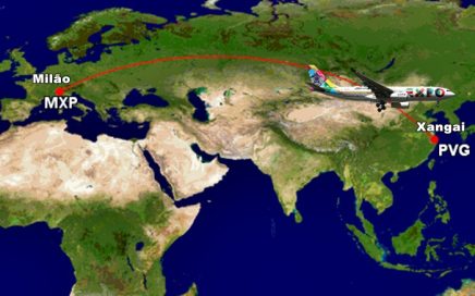 Rota Alitalia Milão-Xangai a partir de 01-05