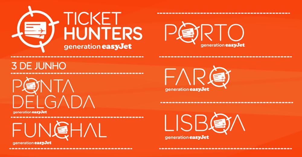 Passatempo easyJet caça aos 50 bilhetes
