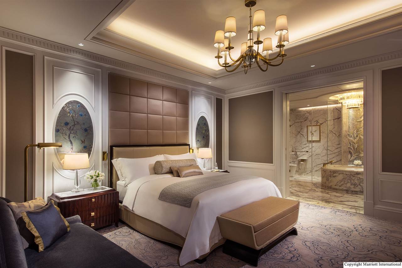 Quarto de hospedes no The Ritz-Carlton Macau
