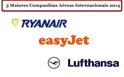 3 maiores companhias aereas internacionais 2014