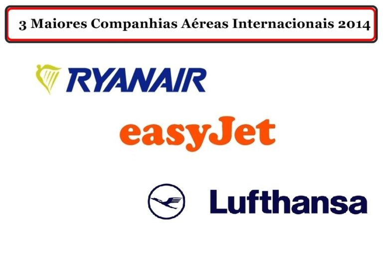 3 maiores companhias aereas internacionais 2014