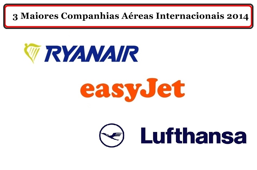 3 maiores companhias aereas internacionais 2014