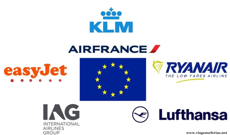 5 Maiores Companhias Aéreas e União Europeia