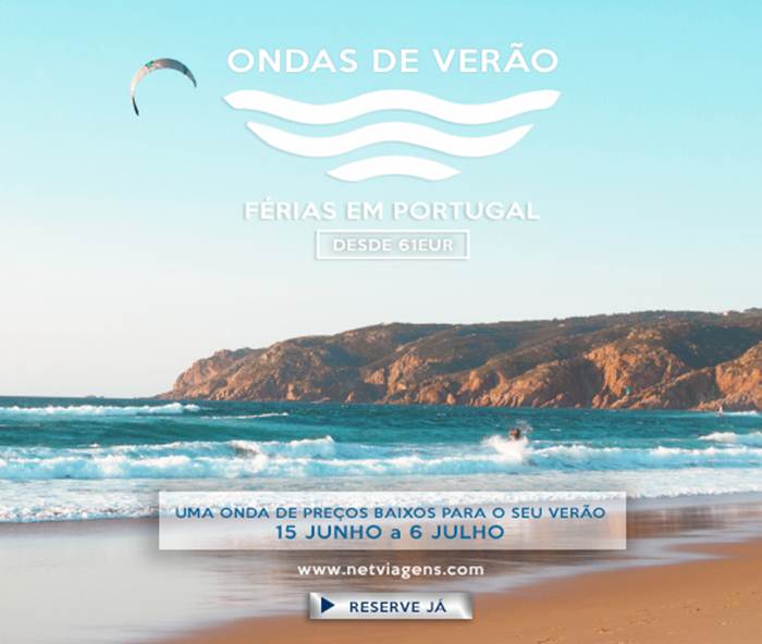 Até 6 de Julho Ondas de Verão na Netviagens