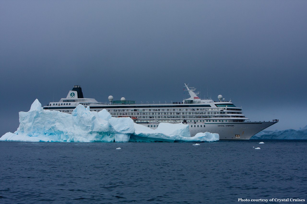 Crystal Symphony na Antartida