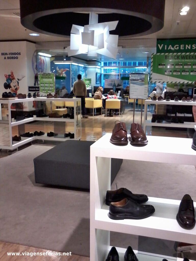 Agência de Viagens nos Grandes Armazens El Corte Ingles em Lisboa