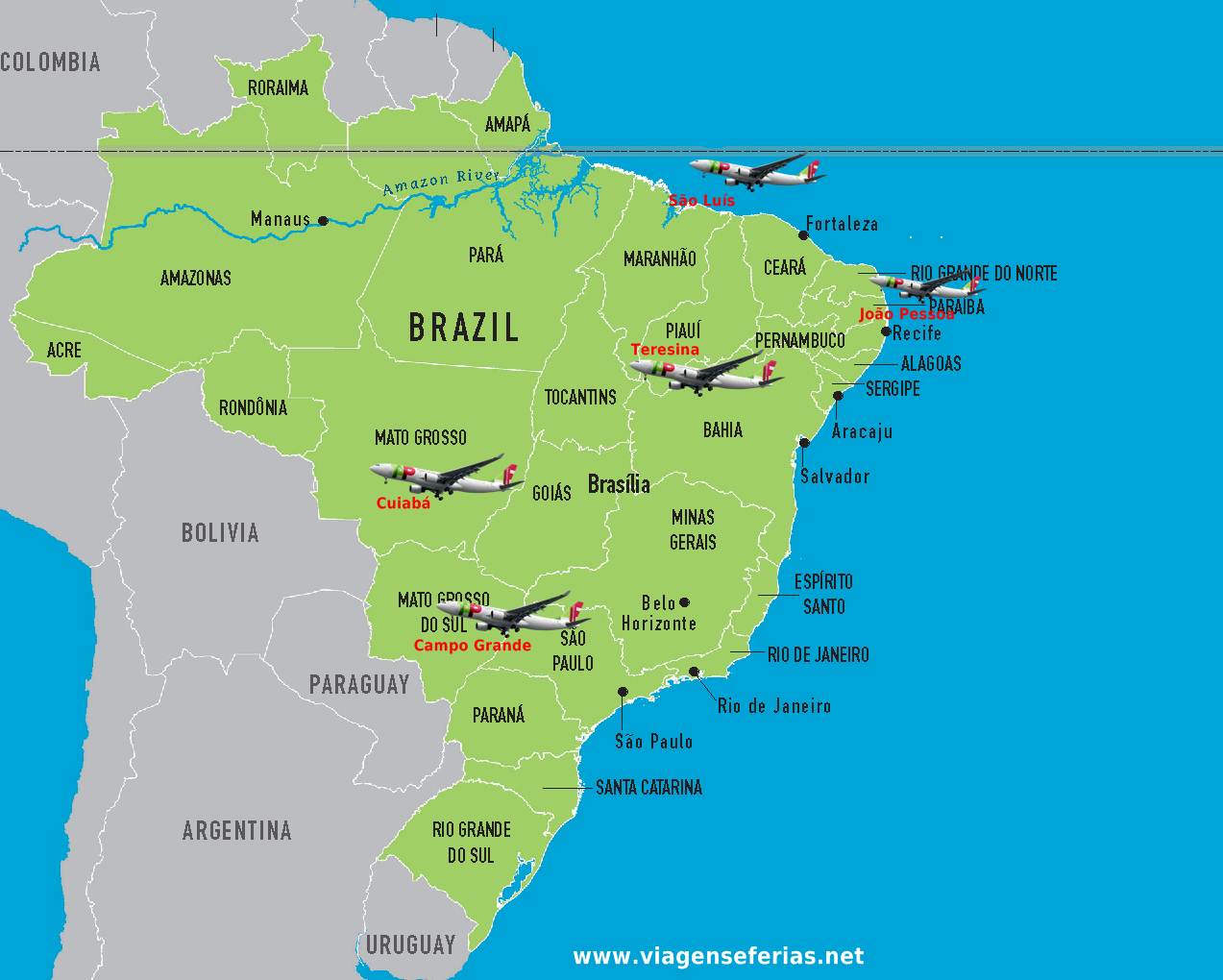5 futuras rotas da TAP Portugal no Brasil